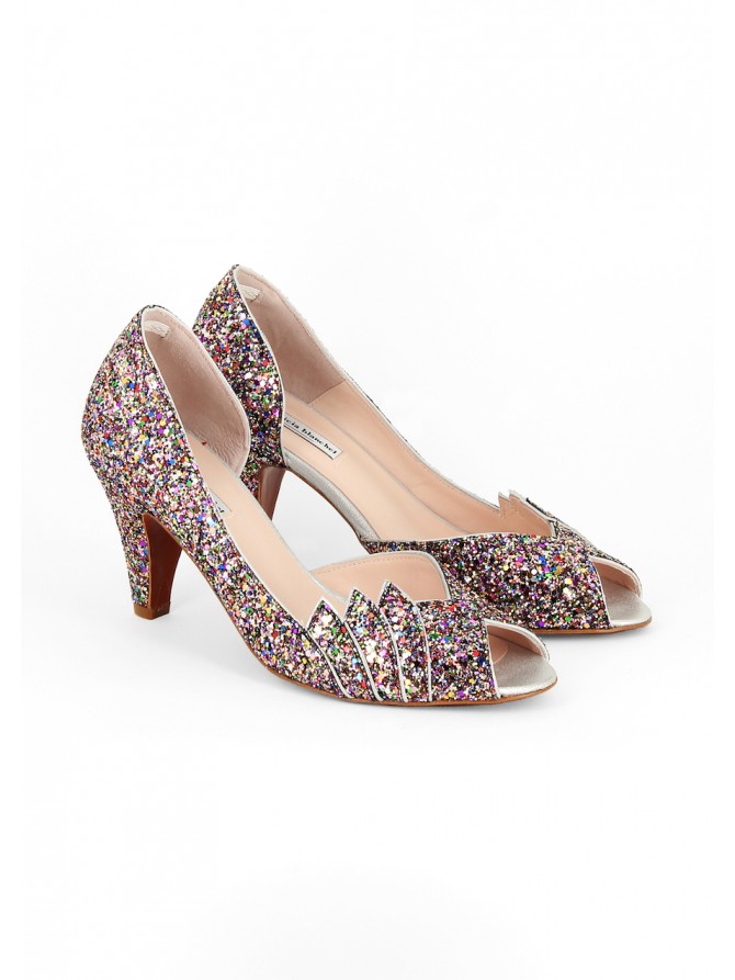 Mode Patricia Blanchet reine de l escarpin Team Paillettes