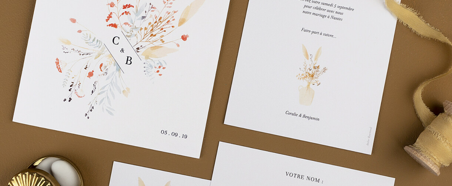 Comment réussir le carton d’invitation pour son mariage ?